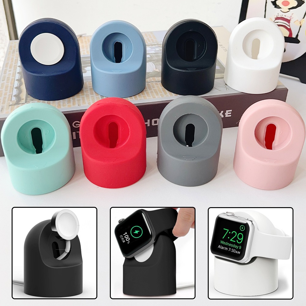 Smartwatch Apple Watch - Dudukan Pengisi Daya Jam Tangan Silikon