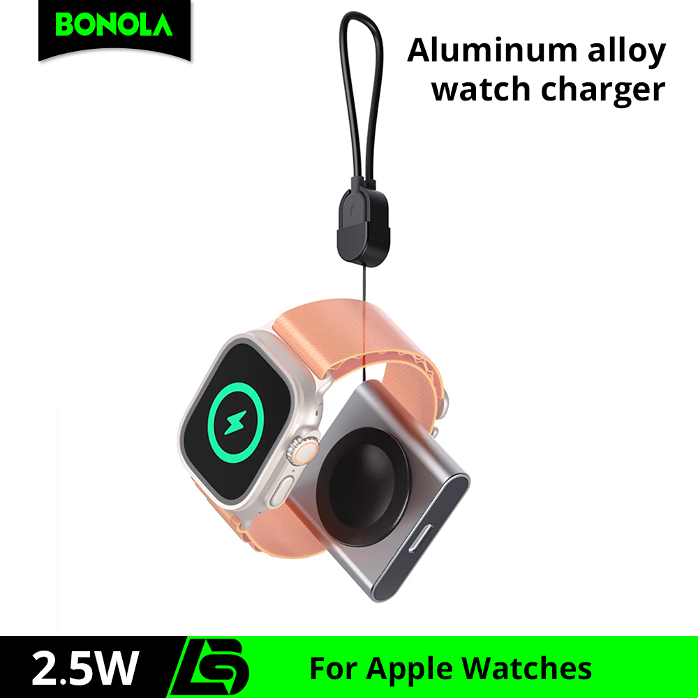 Smartwatch Apple Watch - Bonola Pengisi Daya Nirkabel Jam Tangan