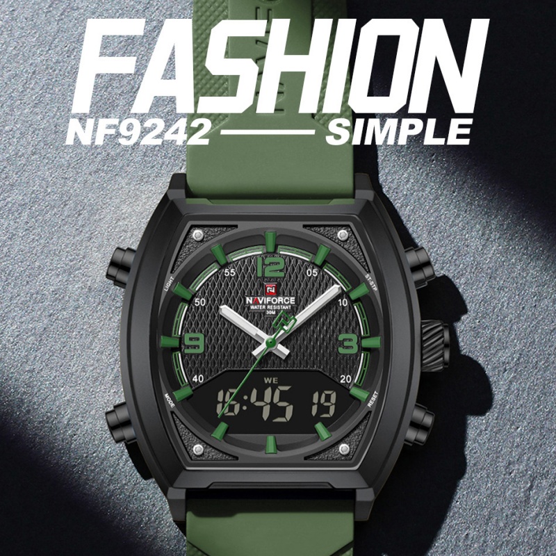 NAVIFORCE Jam Tangan Pria Laya - Analog Quartz Watch ulasan dan harga