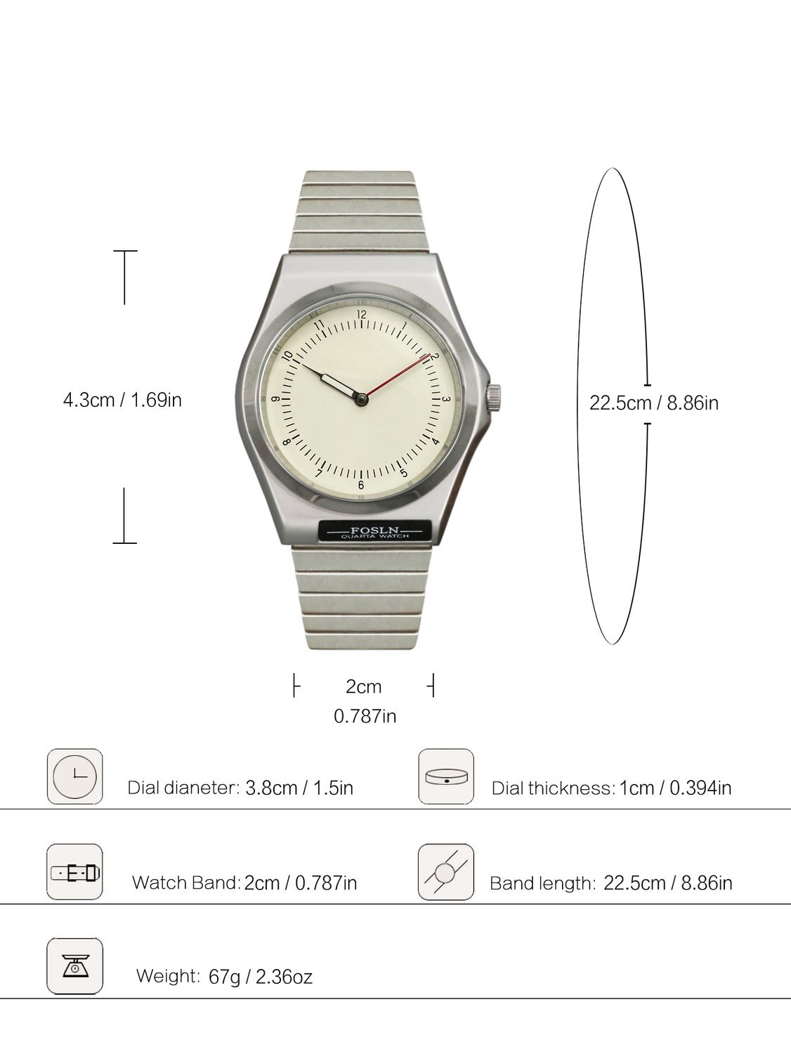 Jam tangan pasangan minimalis, - Analog Quartz Watch ulasan dan harga