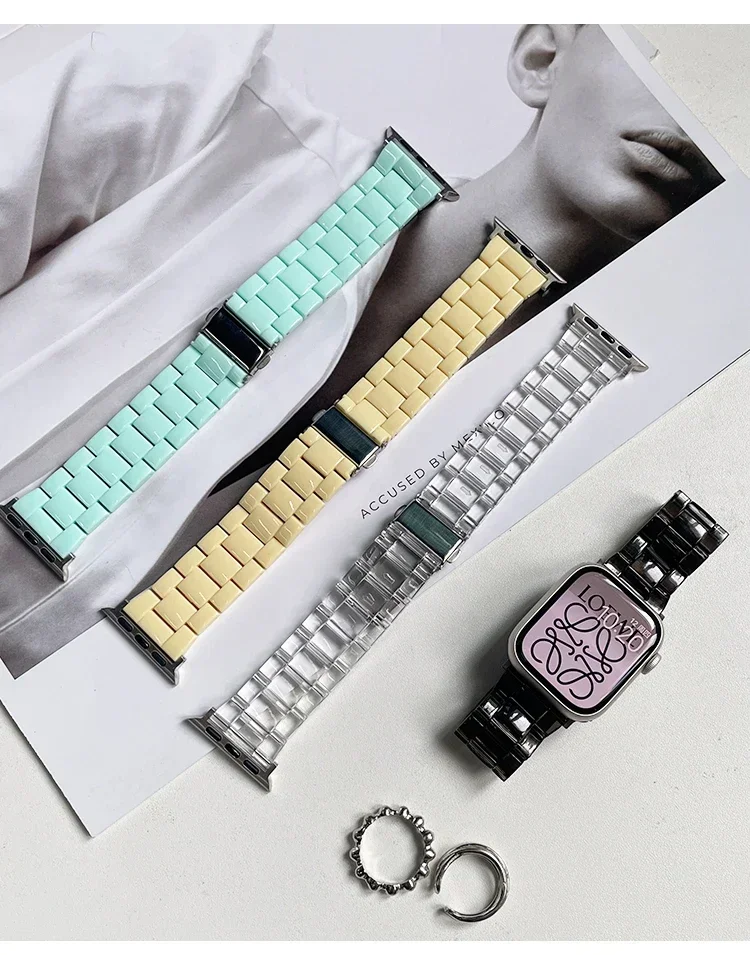 Tali jam tangan + wadah + kaca - Smartwatch Apple Watches For Women ulasan dan harga