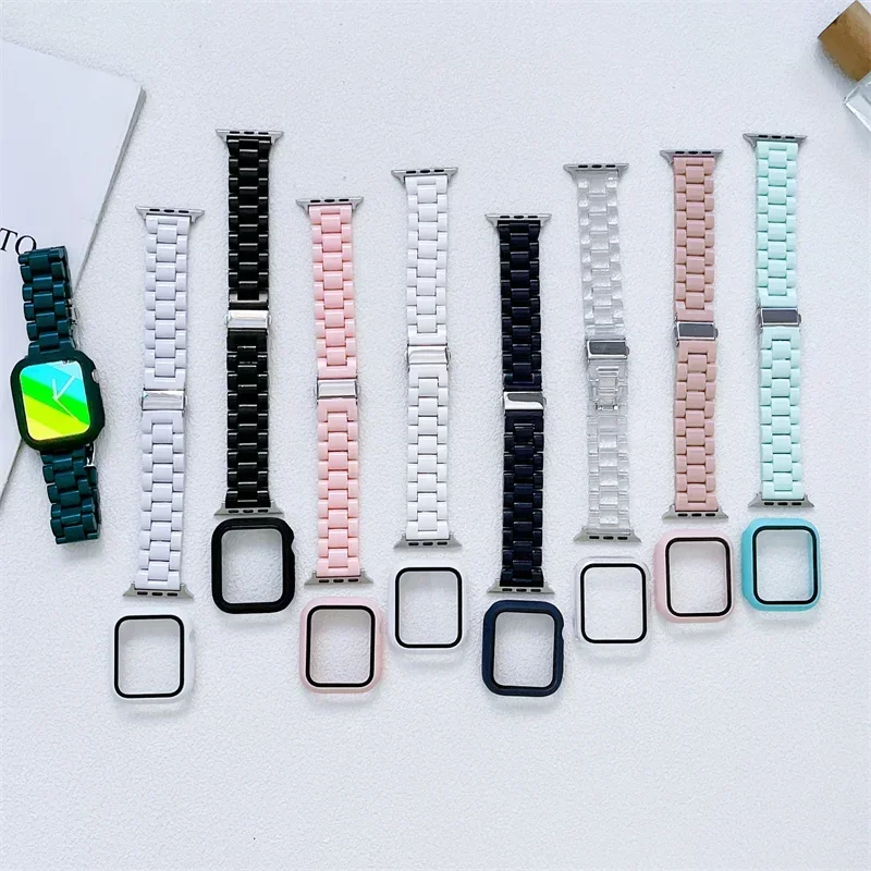 Tali jam tangan + wadah + kaca - Smartwatch Apple Watches For Women ulasan dan harga