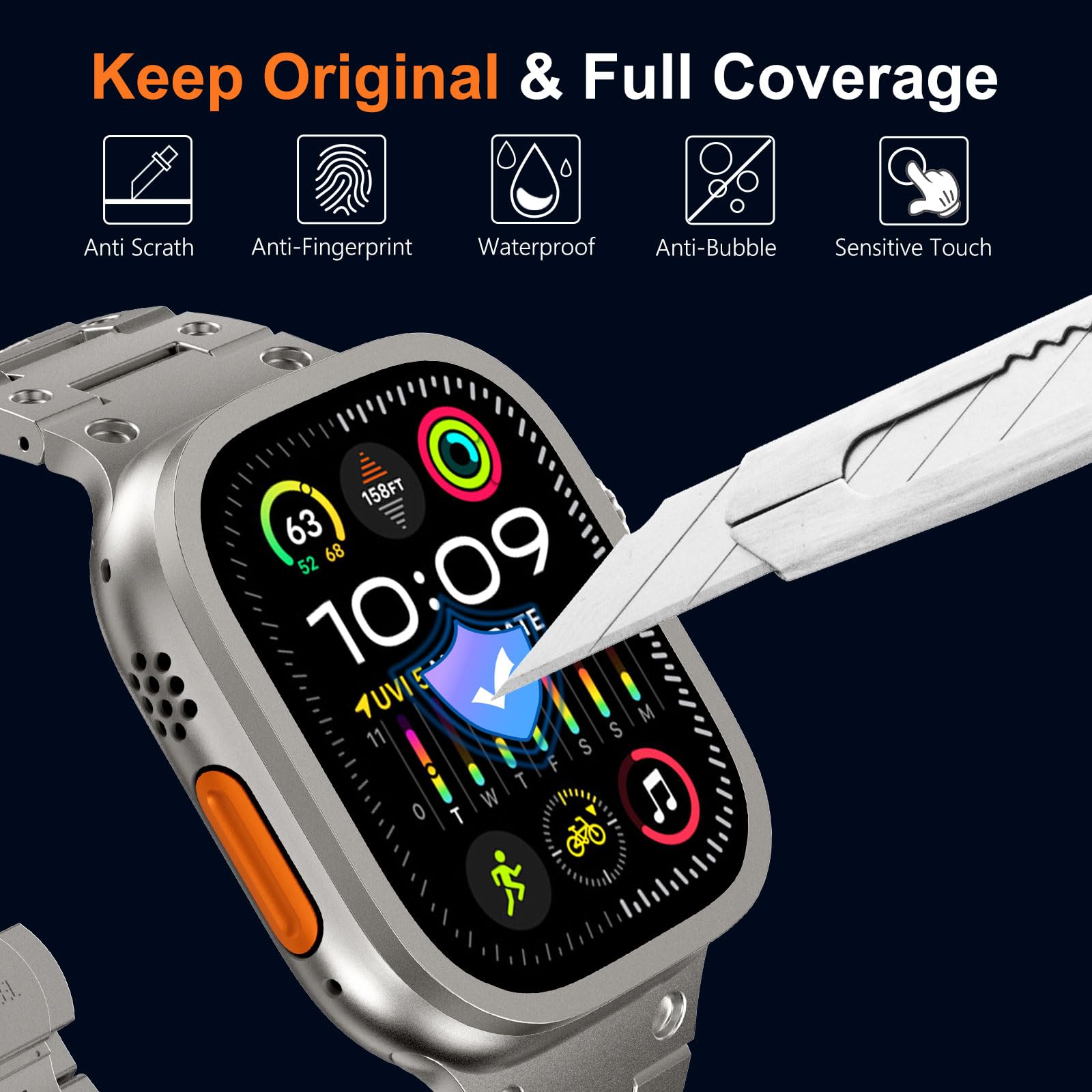 Kaca antigores untuk jam tanga - Smartwatch Apple Watches For Women ulasan dan harga