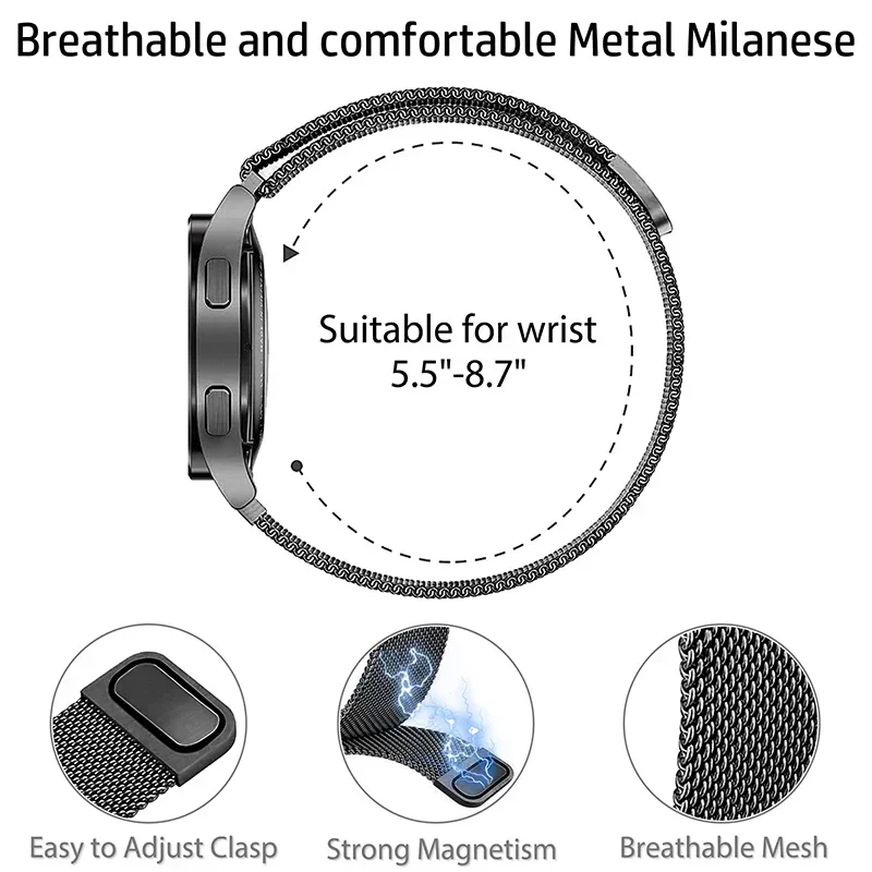 Milanese gelang logam untuk ap - Smartwatch Apple Watches For Women ulasan dan harga