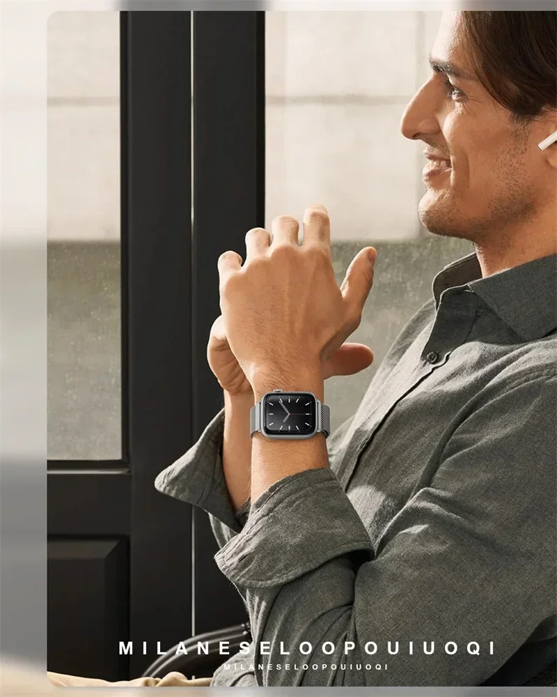 Milanese gelang logam untuk ap - Smartwatch Apple Watches For Women ulasan dan harga