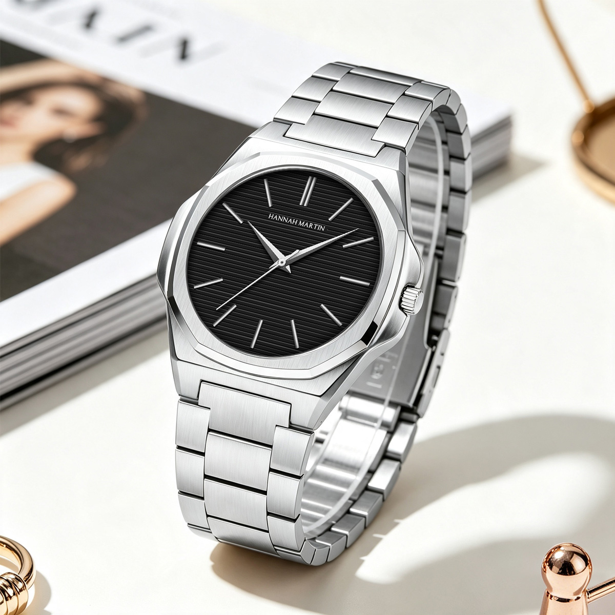 Jam Tangan Wanita 40mm Dial, C - Analog Quartz Watch ulasan dan harga