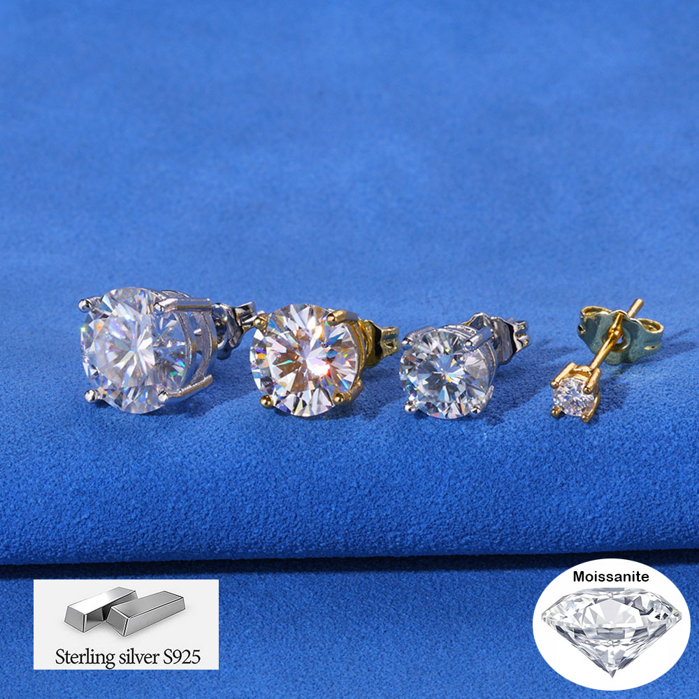 Anting-anting klasik Moissanit - Vs Smartwatch ulasan dan harga