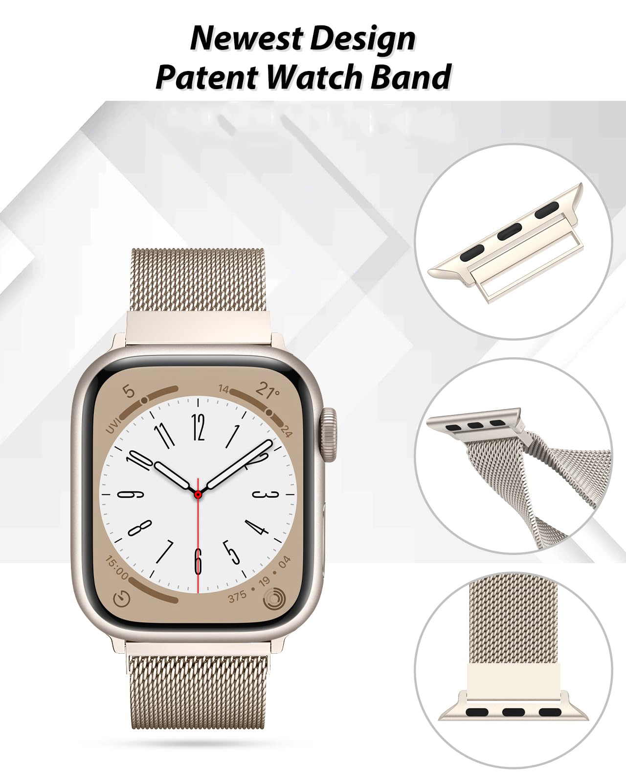 Tali Milanese untuk Apple Watc - Smartwatch Apple Watches For Women ulasan dan harga
