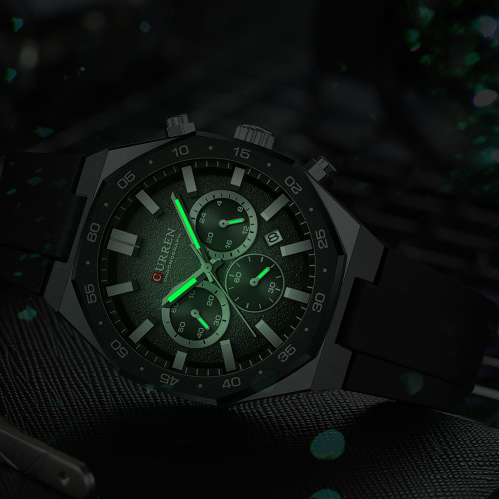 CURREN Jam Tangan Olahraga Pri - Analog Quartz Watch ulasan dan harga