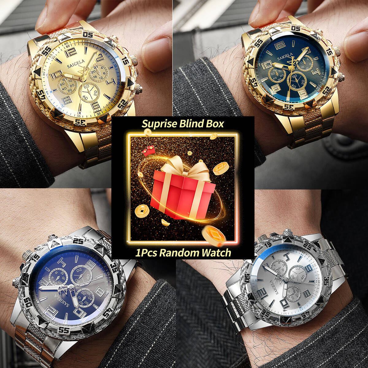 1 Buah Jam Tangan Misteri Keju - Analog Quartz Watch ulasan dan harga