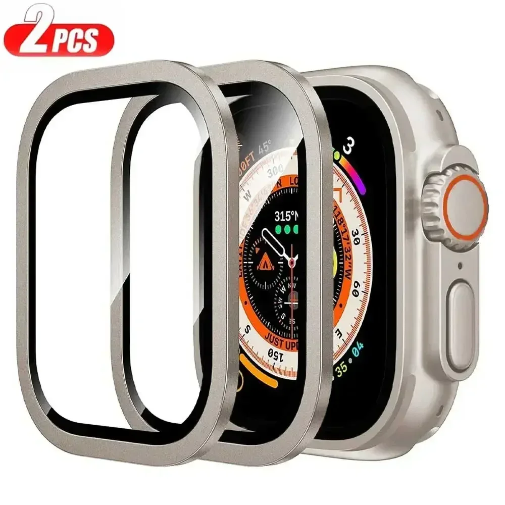 Casing Aloi Aluminium + Kaca T - Smartwatch Apple Watches For Women ulasan dan harga