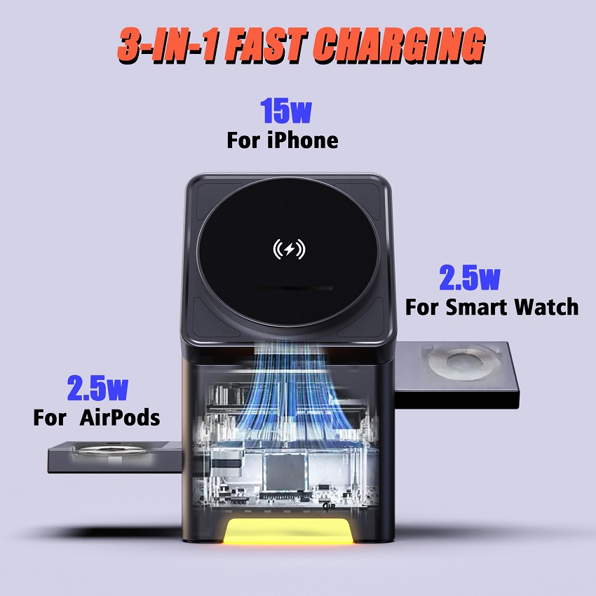 Pengisi Daya Nirkabel Magnetik - Smartwatch Apple Watch ulasan dan harga